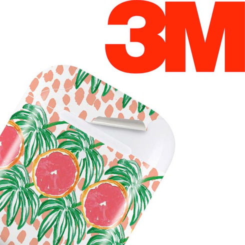 Bouffants and Broken Hearts Graphic Grapefruit Apple AirPods Skin