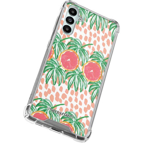Bouffants and Broken Hearts Graphic Grapefruit Galaxy A14 5G Clear Case