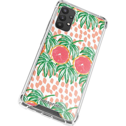 Bouffants and Broken Hearts Graphic Grapefruit Galaxy A32 5G Clear Case