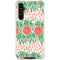 Bouffants and Broken Hearts Graphic Grapefruit Galaxy A54 5G Clear Case