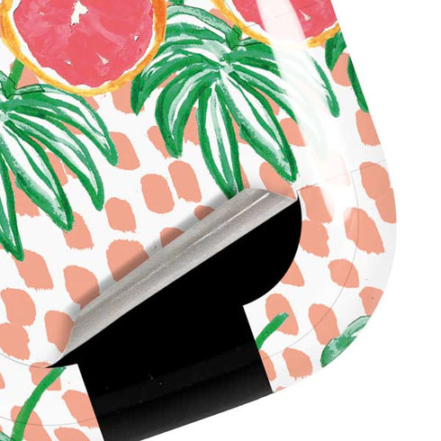 Bouffants and Broken Hearts Graphic Grapefruit Galaxy Buds Pro Skin