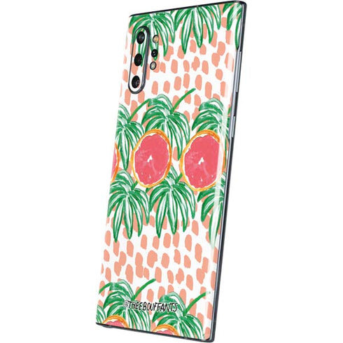 Bouffants and Broken Hearts Graphic Grapefruit Galaxy Note 10 Plus Skin