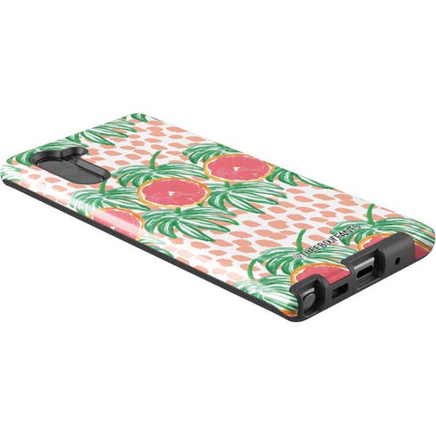 Bouffants and Broken Hearts Graphic Grapefruit Galaxy Note 10 Pro Case