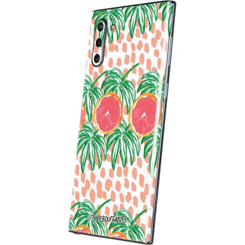Bouffants and Broken Hearts Graphic Grapefruit Galaxy Note 10 Skin