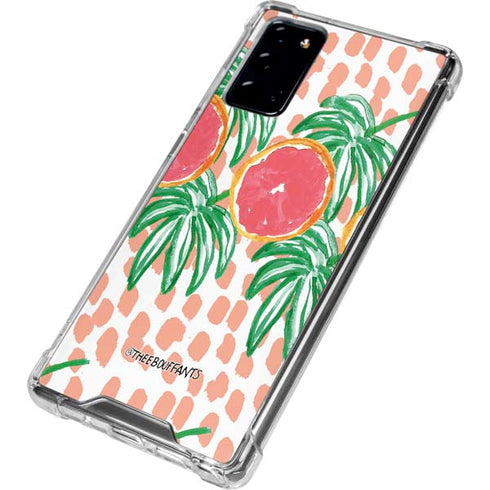 Bouffants and Broken Hearts Graphic Grapefruit Galaxy Note20 5G Clear Case