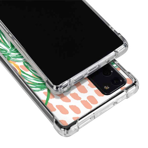 Bouffants and Broken Hearts Graphic Grapefruit Galaxy Note20 5G Clear Case
