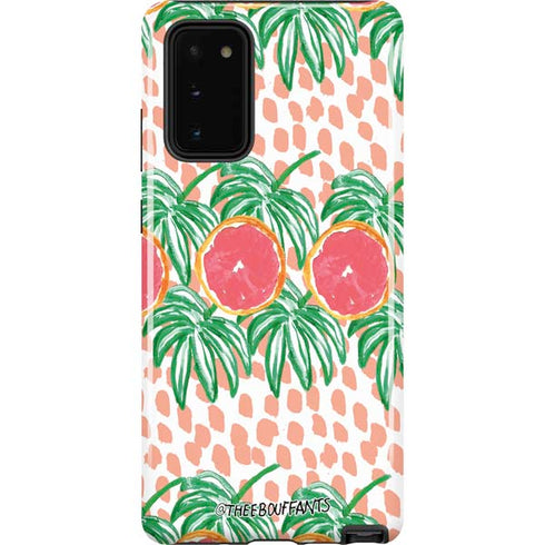 Bouffants and Broken Hearts Graphic Grapefruit Galaxy Note20 5G Pro Case