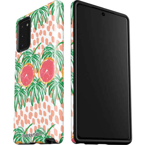 Bouffants and Broken Hearts Graphic Grapefruit Galaxy Note20 5G Pro Case