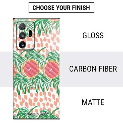 Bouffants and Broken Hearts Graphic Grapefruit Galaxy Note20 Ultra 5G Skin