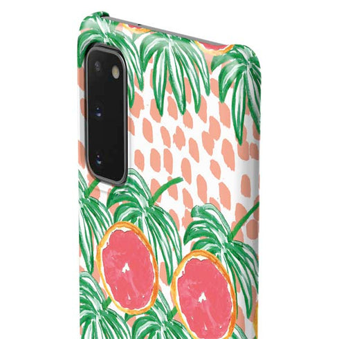Bouffants and Broken Hearts Graphic Grapefruit Galaxy S20 Lite Case