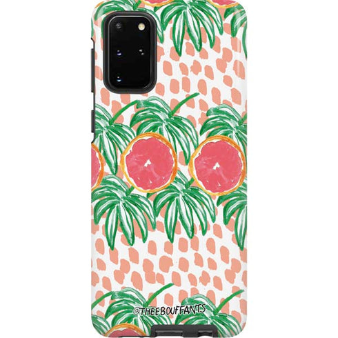 Bouffants and Broken Hearts Graphic Grapefruit Galaxy S20 Plus Pro Case