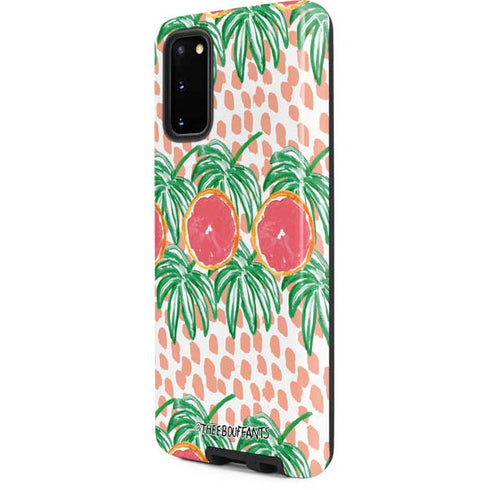 Bouffants and Broken Hearts Graphic Grapefruit Galaxy S20 Pro Case