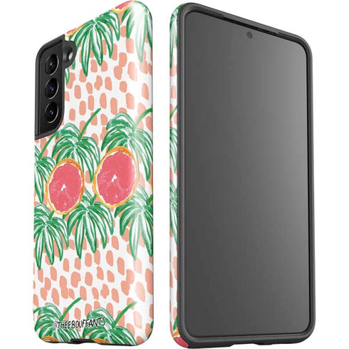 Bouffants and Broken Hearts Graphic Grapefruit Galaxy S21 5G Pro Case
