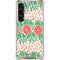 Bouffants and Broken Hearts Graphic Grapefruit Galaxy S23 Clear Case