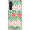 Bouffants and Broken Hearts Graphic Grapefruit Galaxy S23 FE Clear Case