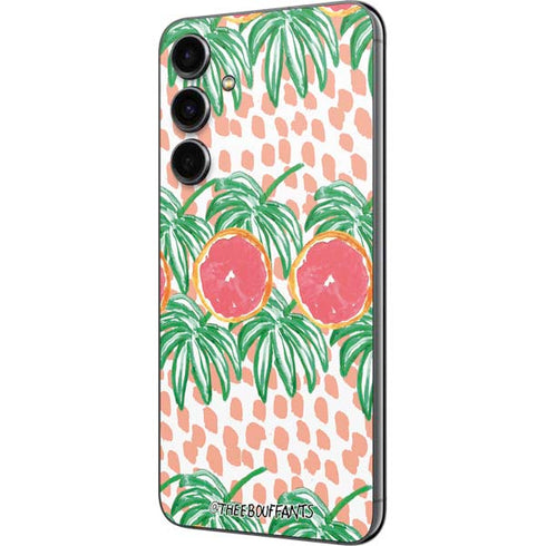Bouffants and Broken Hearts Graphic Grapefruit Galaxy S23 FE Skin
