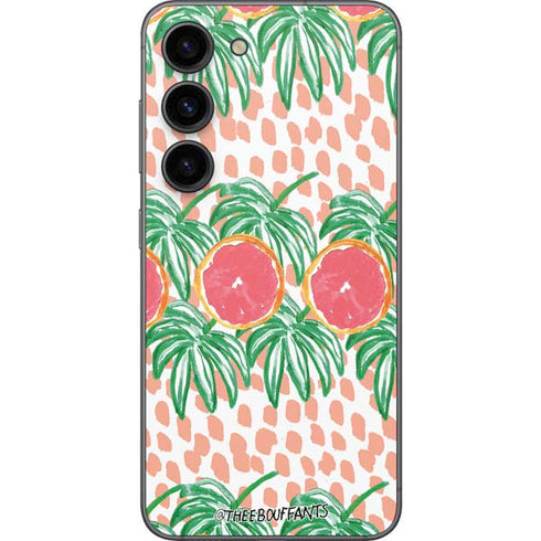 Bouffants and Broken Hearts Graphic Grapefruit Galaxy S23 Skin