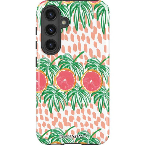 Bouffants and Broken Hearts Graphic Grapefruit Galaxy S24 Impact Case