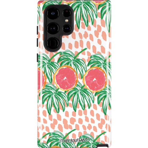 Bouffants and Broken Hearts Graphic Grapefruit Galaxy S24 Ultra Impact Case