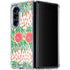Bouffants and Broken Hearts Graphic Grapefruit Galaxy Z Fold5 5G Clear Case