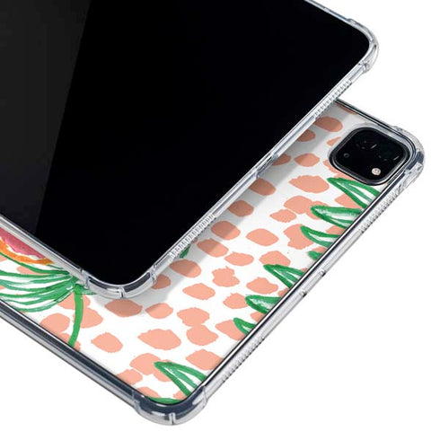 Bouffants and Broken Hearts Graphic Grapefruit iPad Pro 12.9in (2020) Clear Case