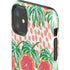 Bouffants and Broken Hearts Graphic Grapefruit iPhone 11 Impact Case