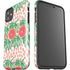 Bouffants and Broken Hearts Graphic Grapefruit iPhone 11 Impact Case