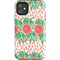 Bouffants and Broken Hearts Graphic Grapefruit iPhone 11 Impact Case