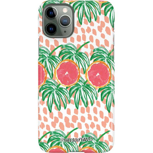Bouffants and Broken Hearts Graphic Grapefruit iPhone 11 Pro Lite Case