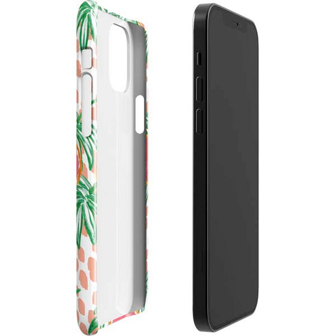 Bouffants and Broken Hearts Graphic Grapefruit iPhone 12 Mini Lite Case