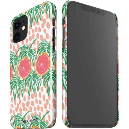 Bouffants and Broken Hearts Graphic Grapefruit iPhone 12 Mini Lite Case