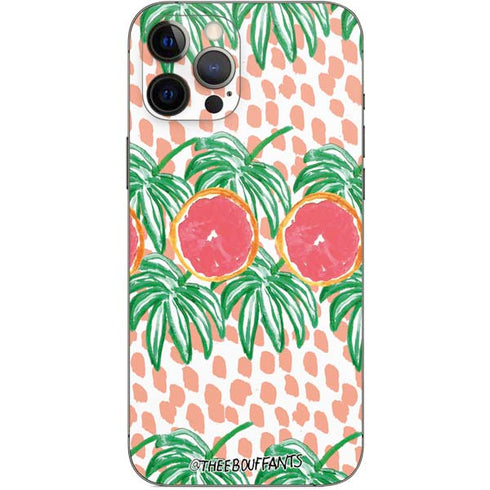 Bouffants and Broken Hearts Graphic Grapefruit iPhone 12 Pro Max Skin
