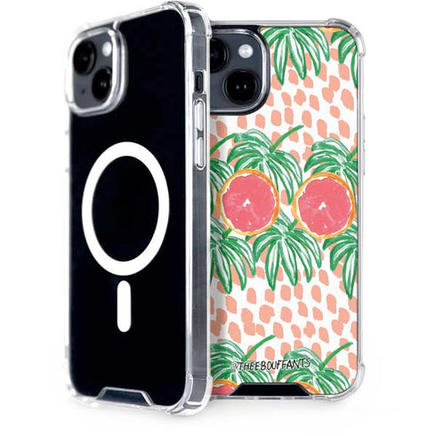 Bouffants and Broken Hearts Graphic Grapefruit iPhone 13 MagSafe Case