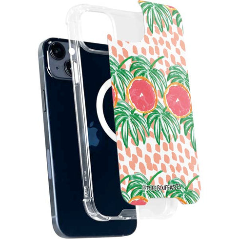 Bouffants and Broken Hearts Graphic Grapefruit iPhone 13 MagSafe Case