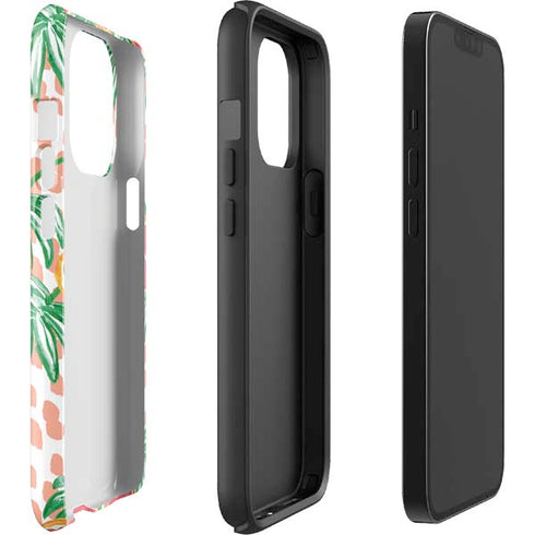 Bouffants and Broken Hearts Graphic Grapefruit iPhone 13 Pro Impact Case