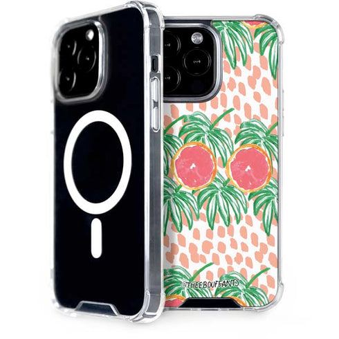 Bouffants and Broken Hearts Graphic Grapefruit iPhone 13 Pro Max MagSafe Case