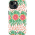 Bouffants and Broken Hearts Graphic Grapefruit iPhone 14 Plus Impact Case