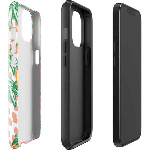 Bouffants and Broken Hearts Graphic Grapefruit iPhone 14 Plus Impact Case