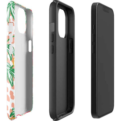 Bouffants and Broken Hearts Graphic Grapefruit iPhone 14 Impact Case