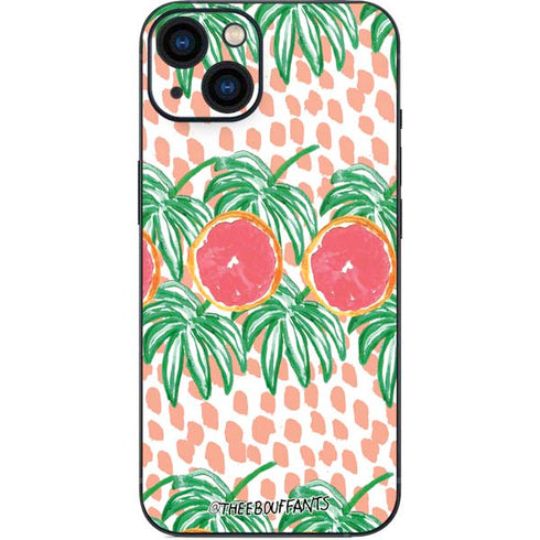 Bouffants and Broken Hearts Graphic Grapefruit iPhone 14 Plus Skin