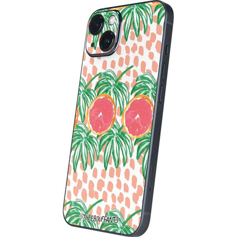 Bouffants and Broken Hearts Graphic Grapefruit iPhone 14 Plus Skin