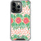 Bouffants and Broken Hearts Graphic Grapefruit iPhone 14 Pro Clear Case
