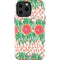 Bouffants and Broken Hearts Graphic Grapefruit iPhone 15 Pro Max Impact Case
