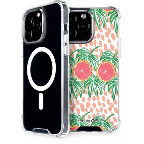 Bouffants and Broken Hearts Graphic Grapefruit iPhone 14 Pro Max MagSafe Case