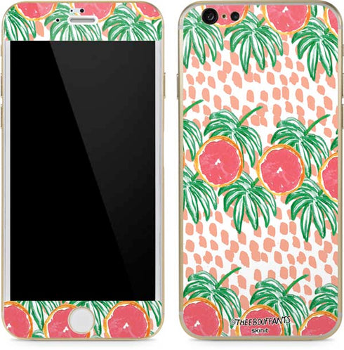 Bouffants and Broken Hearts Graphic Grapefruit iPhone 6/6s Skin