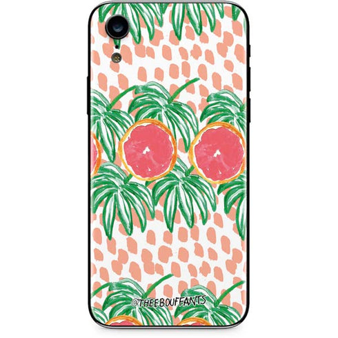 Bouffants and Broken Hearts Graphic Grapefruit iPhone XR Skin
