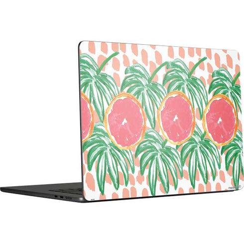 Bouffants and Broken Hearts Graphic Grapefruit MacBook Air 15 in (2023) Skin