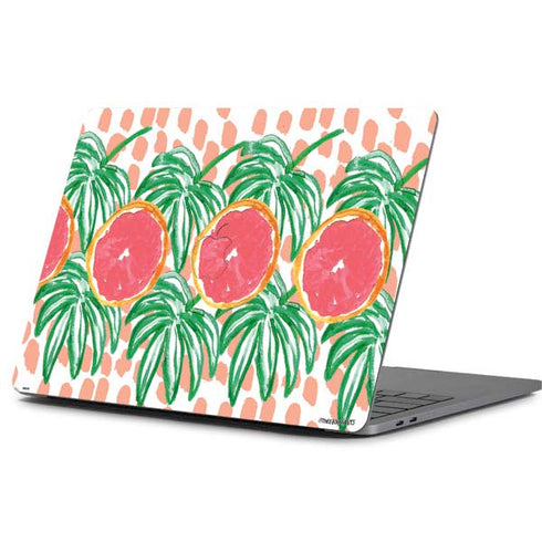 Bouffants and Broken Hearts Graphic Grapefruit Apple MacBook Pro 13-inch Skin