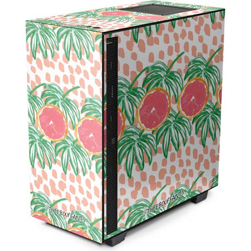 Bouffants and Broken Hearts Graphic Grapefruit NZXT H510 Compact ATX Mid-Tower Case Skin