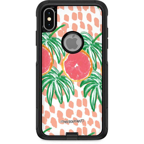 Bouffants and Broken Hearts Graphic Grapefruit Otterbox Commuter iPhone Skin
